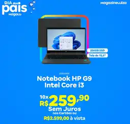Notebook HP G9 Intel Core i3