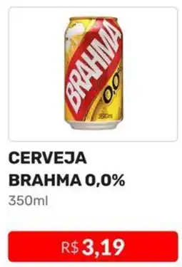 Higa Atacado CERVEJA BRAHMA 0,0% 350ml oferta
