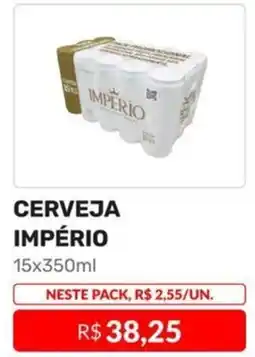 Higa Atacado CERVEJA IMPÉRIO 15x350ml oferta