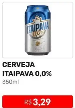 Higa Atacado CERVEJA ITAIPAVA 0,0% 350ml oferta