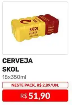 Higa Atacado CERVEJA SKOL 18x350ml oferta