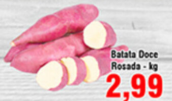 Shibata Supermercados Batata Doce Rosada 1kg oferta