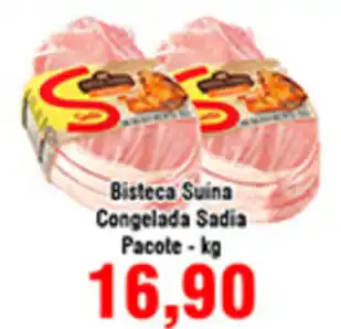 Bisteca Suina Congelada Sadia 1kg