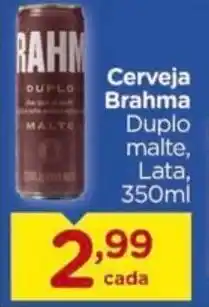 Carrefour Cerveja Brahma Duplo malte, Lata, 350ml oferta