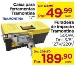 Carrefour Caixa para ferramentas Tramontina oferta