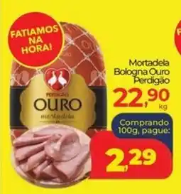 Lopes Supermercados Mortadela Bologna Ouro Perdigão oferta