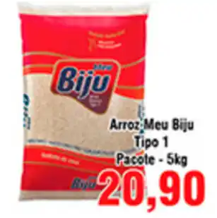 Shibata Supermercados Arroz Meu Biju tipo 1 5kg oferta