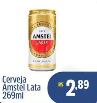 Quartetto Supermercados Cerveja Amstel Lata 269ml oferta