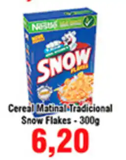 Shibata Supermercados Cereal Matinal Tradicional Snow Flakes 300g oferta