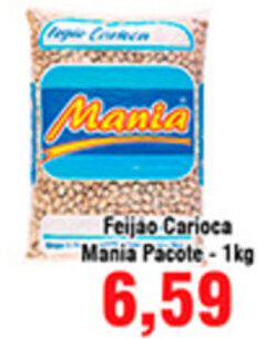 Feijao Carioca Mania Pacote 1kg
