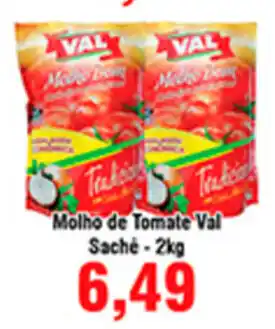 Shibata Supermercados Molho de Tomate Val 2kg oferta