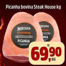 Picanha bovina Steak House kg