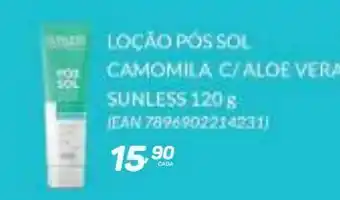 Pós sol farmax sunless 120 gr