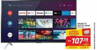 GBarbosa Smart tv led 32" semp oferta