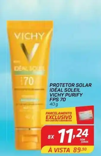 Protetor solar idéal soleil vichy purify fps 70 40 g