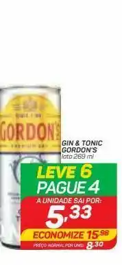 GBarbosa Bebidas alcoólicas gordon´s lata 269 ml oferta