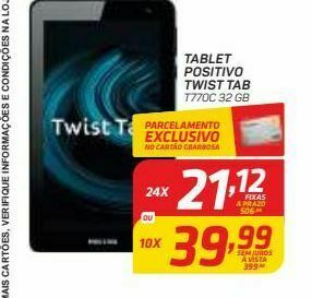GBarbosa Tablet positivo twist tab oferta
