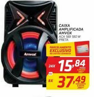 GBarbosa Caixa amplificada amvox oferta