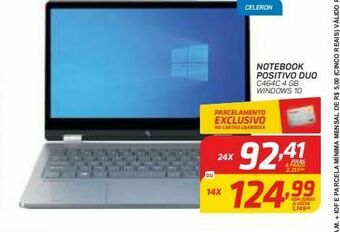 GBarbosa Notebook positivo duo oferta