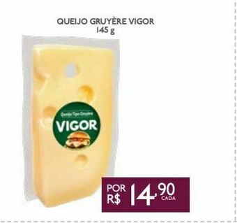 GBarbosa Queijo gruyère vigor 145 g oferta