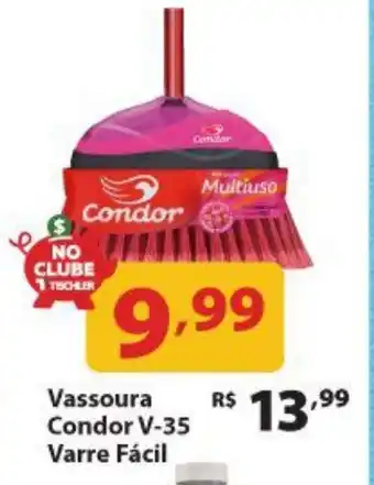 Supermercados Tischler Vassoura Condor V-35 Varre Fácil oferta