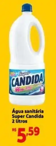 Mini Extra Água sanitária Super Candida 2 litros oferta