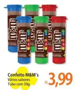 Atacadão Confeito M&M's Vários sabores Tubo com 30g oferta