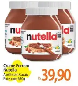 Atacadão Creme Ferrero Nutella Avelã com Cacau Pote com 650g oferta