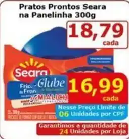 Mialich Supermercados Pratos Prontos Seara na Panelinha 300g oferta