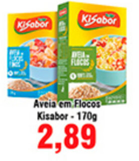 Shibata Supermercados Aveia em Flocos Kisabor 170g oferta
