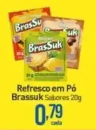 Rede Bom Lugar Refresco em Pó Brassuk Sabores 20g oferta