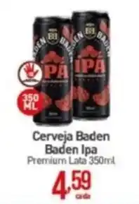 Cerveja Baden Baden Ipa Premium Lata 350ml