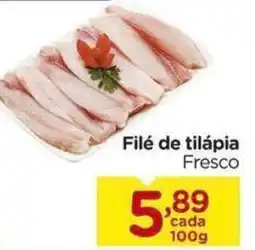 Carrefour Filé de tilápia Fresco cada 100g oferta