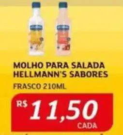 Assaí Atacadista MOLHO PARA SALADA HELLMANN'S SABORES FRASCO 210ML oferta