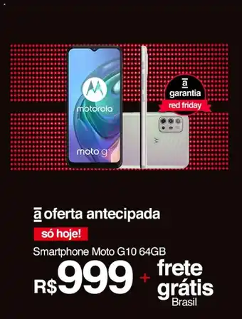 Lojas Americanas Smartphone Moto G10 64GB oferta