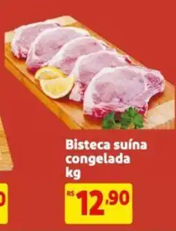 Extra Supermercado Bisteca suína congelada kg oferta