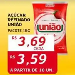 Assaí Atacadista AÇÚCAR REFINADO UNIÃO PACOTE 1KG oferta