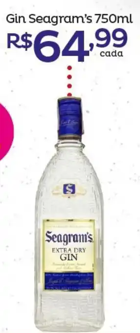 Super Lagoa Gin Seagram's 750ml oferta