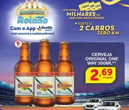 Roldão CERVEJA ORIGINAL ONE WAY 300ML oferta