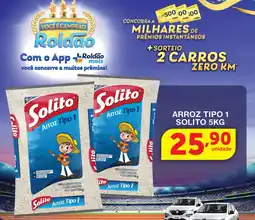 Roldão Arroz Tipo 1 Solito 5kg oferta