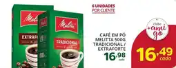 Supermercados Guanabara CAFÉ EM PÓ MELITTA 500G TRADICIONAL/ EXTRAFORTE oferta
