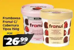 X Supermercados Framboesa Franul C/ Cobertura Tipos 150g oferta