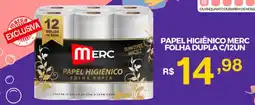 Mercadão Atacadista PAPEL HIGIÊNICO MERC FOLHA DUPLA C/12UN oferta