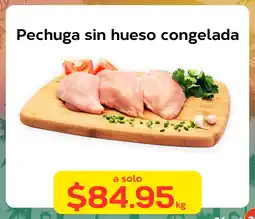 Pechuga sin hueso congelada