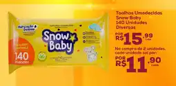 Toalhas Umedecidas Snow Baby 140 Unidades Diversas