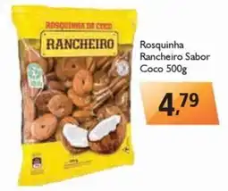 Supermercados ABC Rosquinha Rancheiro Sabor Coco 500g oferta