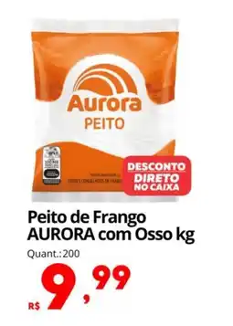 Althoff Supermercados Peito de Frango AURORA com Osso kg oferta