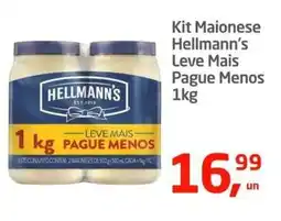 Tenda Atacado Kit Maionese Hellmann's Leve Mais Pague Menos 1kg oferta