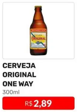 Higa Atacado CERVEJA ORIGINAL ONE WAY 300ml oferta