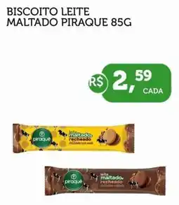 CenterBox BISCOITO LEITE MALTADO PIRAQUE 85G oferta